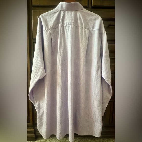 Rochester Big/Tall Men’s Long Sleeve Button Up Shirt - Light Purple - Size 36/37 - Picture 4 of 4